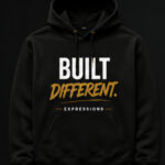 black built differnent hoodie