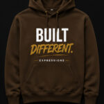 mocha built differnent hoodie