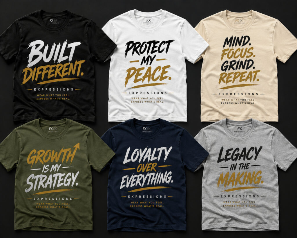 t shirts different variations of colors
